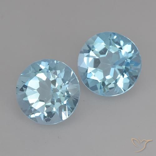 Shop natural 4.75ct Bleu ciel Topaze gems, Tour, from Brésil at GemSelect. In stock, global shipping!