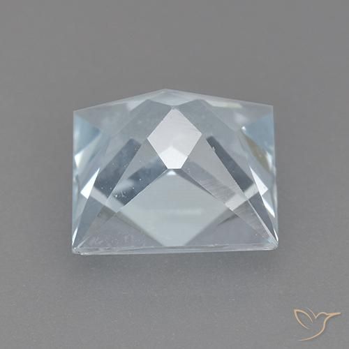 Topaze Bleu ciel naturelle Carré, 2.01 ct, VVS-VS