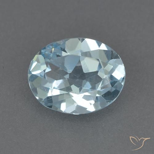 2.24ct Naturel Bleu ciel Topaze, ovale, VVS-VS
