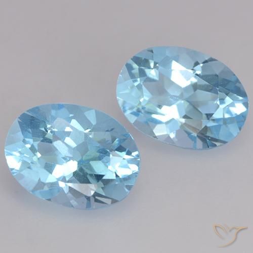 Shop natural 2.25ct Bleu Suisse Topaze gems, ovale, from Brésil at GemSelect. In stock, global shipping!