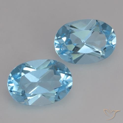 Shop natural 1.95ct Bleu Suisse Topaze gems, ovale, from Brésil at GemSelect. In stock, global shipping!