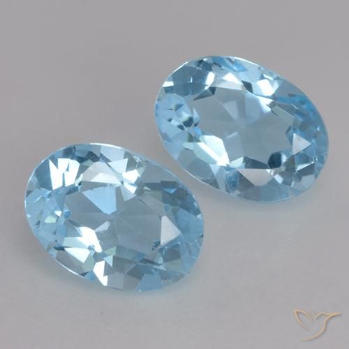 Shop natural 2.13ct Bleu ciel Topaze gems, ovale, from Brésil at GemSelect. In stock, global shipping!