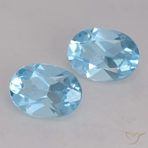 Shop natural 1.88ct Bleu Suisse Topaze gems, ovale, from Brésil at GemSelect. In stock, global shipping!