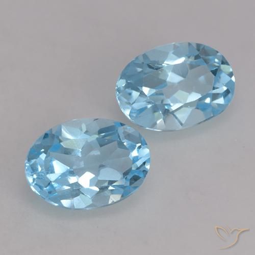 Shop natural 1.97ct Bleu Suisse Topaze gems, ovale, from Brésil at GemSelect. In stock, global shipping!