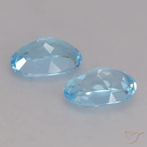 Shop natural 1.97ct Bleu Suisse Topaze gems, ovale, from Brésil at GemSelect. In stock, global shipping!