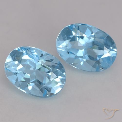 Shop natural 2.30ct Bleu Suisse Topaze gems, ovale, from Brésil at GemSelect. In stock, global shipping!