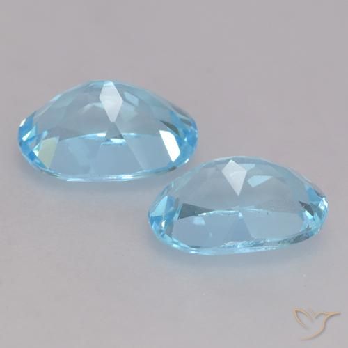 Shop natural 2.18ct Bleu Suisse Topaze gems, ovale, from Brésil at GemSelect. In stock, global shipping!