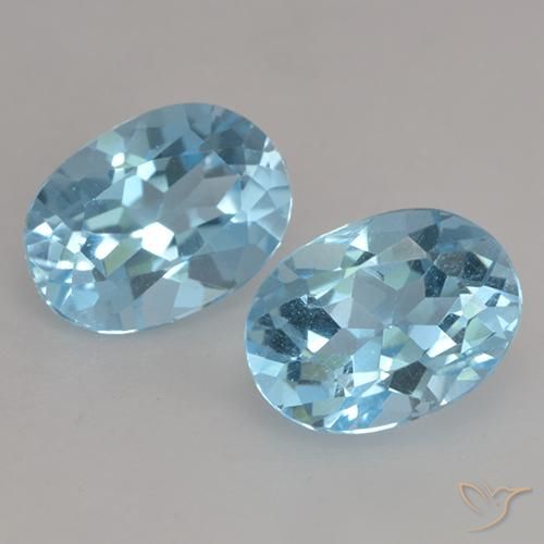 Shop natural 2.30ct Bleu Suisse Topaze gems, ovale, from Brésil at GemSelect. In stock, global shipping!
