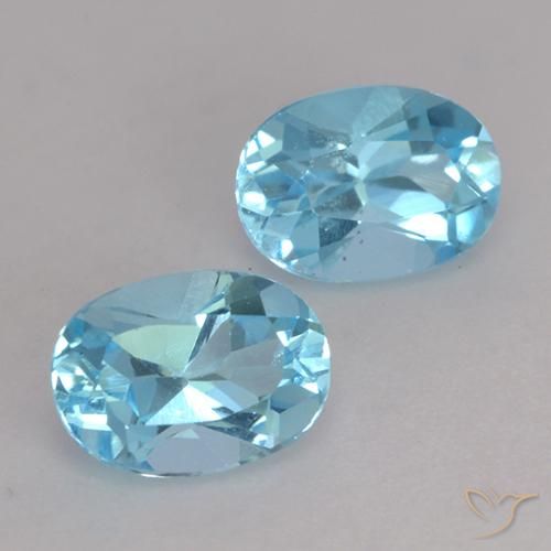 Shop natural 2.08ct Bleu Suisse Topaze gems, ovale, from Brésil at GemSelect. In stock, global shipping!