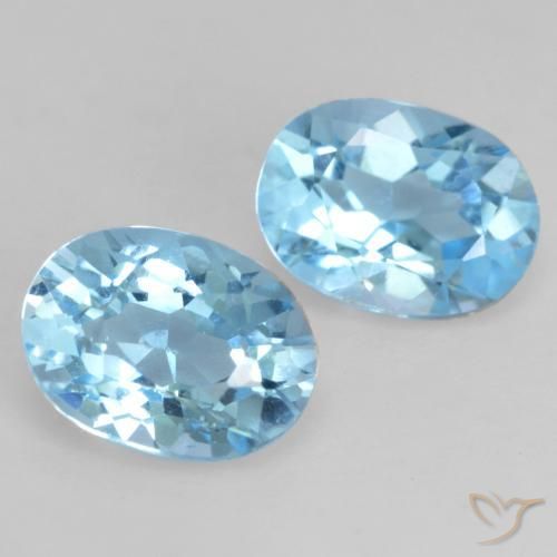 Shop natural 2.13ct Bleu ciel Topaze gems, ovale, from Brésil at GemSelect. In stock, global shipping!