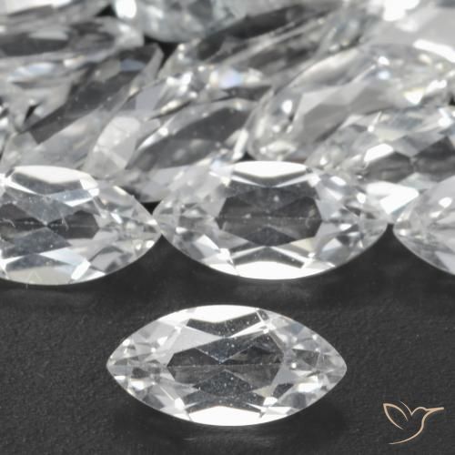 0.28ct Naturel Blanc clair Topaze, Marquise, VS