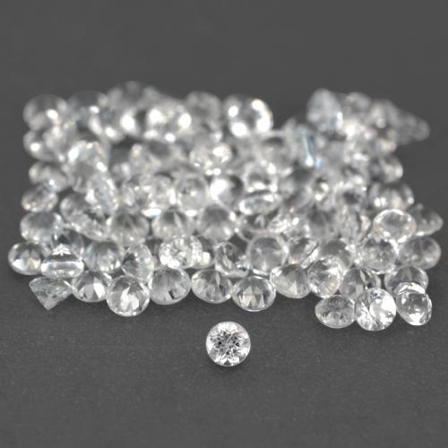Achetez naturel 1,03ct blanc topaze gems, coupe roude, en provenance brésil chez gemselect. en stock, livraison internationale!