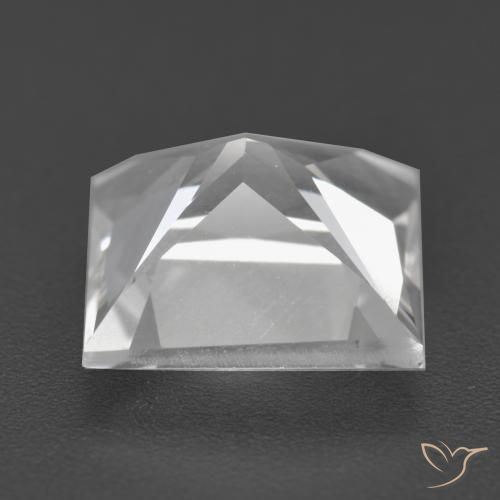 Topaze Blanc naturelle Carré, 4.42 ct, VVS-VS