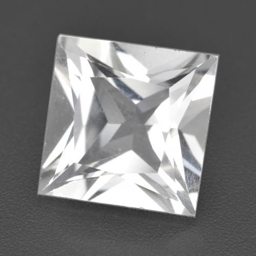 Topaze Blanc naturelle Carré, 4.81 ct, VVS-VS