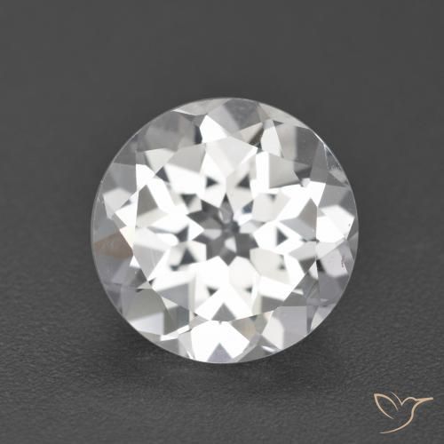 3.92ct Naturel Blanc Topaze, Tour, VVS