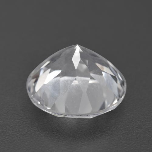Topaze blanc naturelle coupe roude, 4,23 ct, VVS-VS