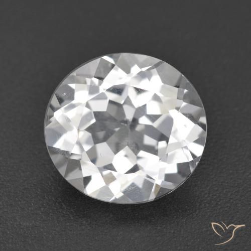 3.52ct Naturel Blanc Topaze, Tour, VVS-VS