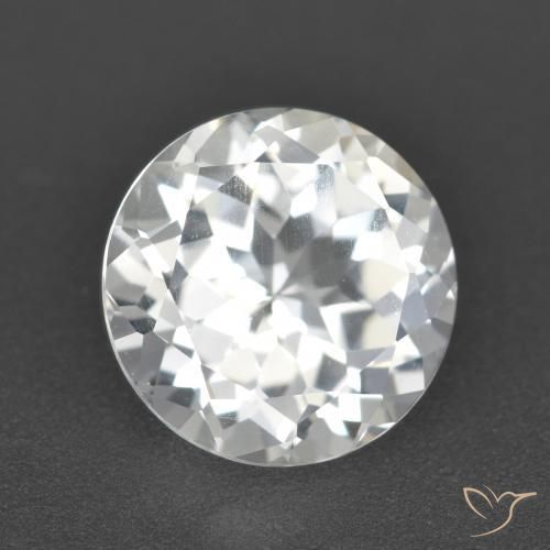 Topaze Blanc clair naturelle Tour, 4.29 ct, VVS