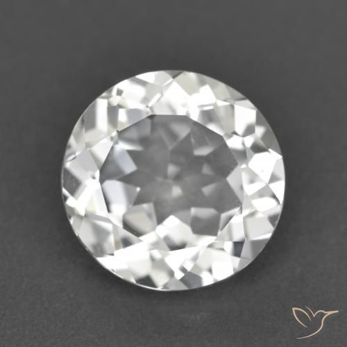 3.62ct Naturel Blanc clair Topaze, Tour, VVS