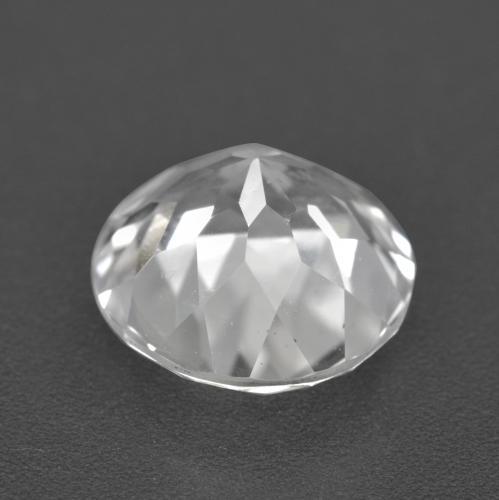 Topaze blanc naturelle coupe roude, 4,53 ct, VVS
