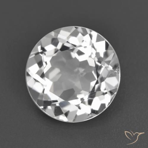 Topaze Blanc clair naturelle Tour, 3.80 ct, VVS