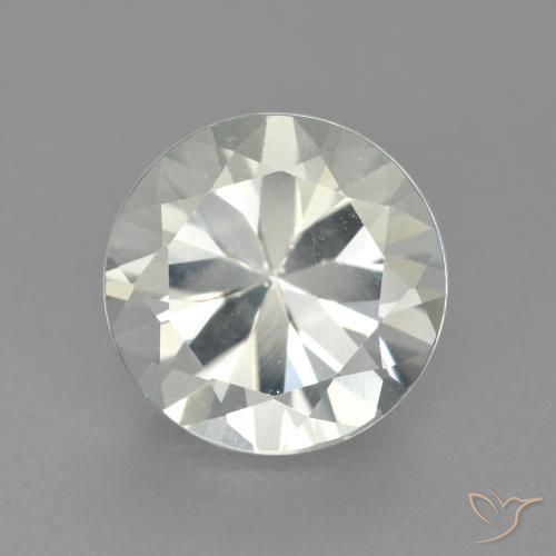 4.05ct Naturel Blanc Topaze, Tour, VS
