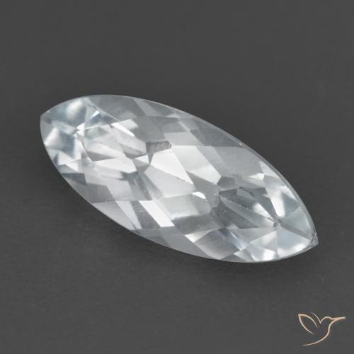 Topaze Blanc bleuâtre naturelle Marquise, 1.74 ct, VS