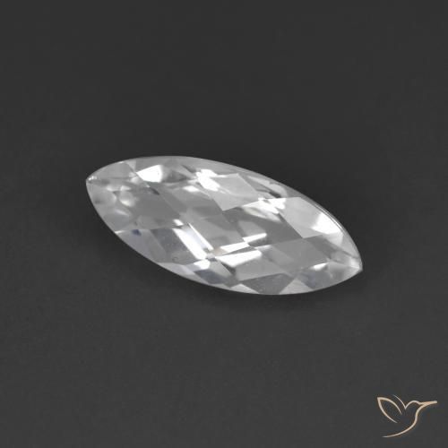 Topaze blanc naturelle marquise, 1,72 ct, VS