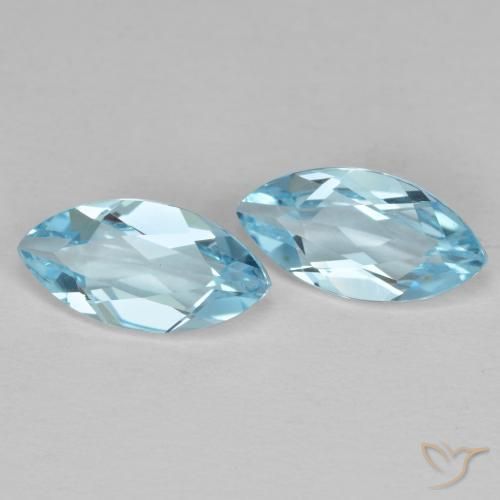 Shop natural 2.58ct Bleu Suisse Topaze gems, Marquise, from Brésil at GemSelect. In stock, global shipping!
