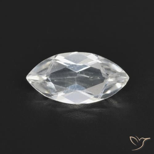 1.97ct Naturel Blanc bleuâtre Topaze, Marquise, VVS
