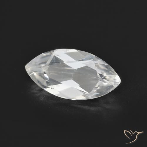 Topaze Blanc bleuâtre naturelle Marquise, 1.97 ct, VVS