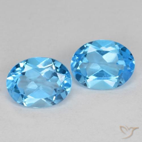 Shop natural 4.67ct Bleu Suisse Topaze gems, ovale, from Brésil at GemSelect. In stock, global shipping!