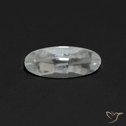 1.40ct Naturel Blanc clair Topaze, ovale, Transparent
