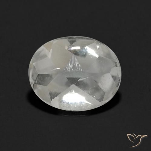 3.46ct Naturel Blanc clair Topaze, ovale, Transparent