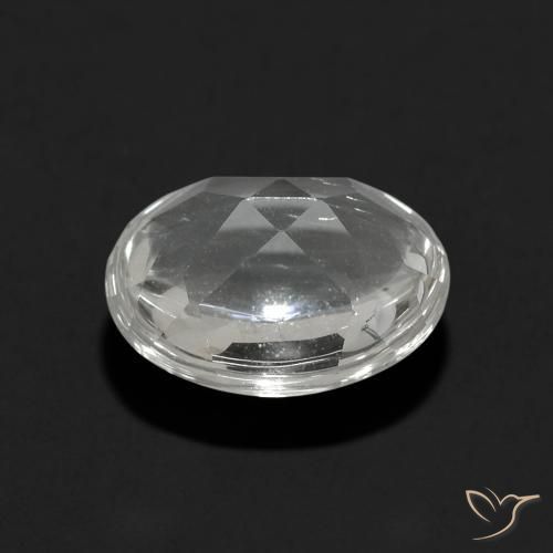 Topaze Blanc clair naturelle ovale, 3.46 ct, Transparent