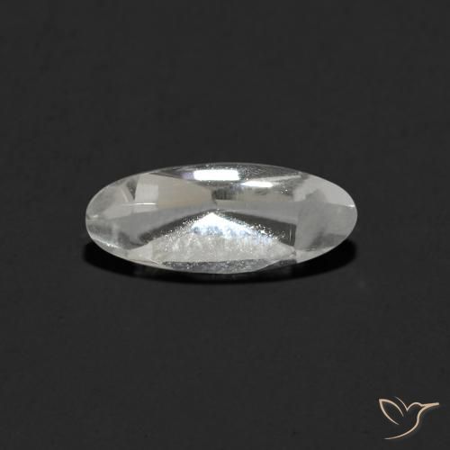 1.15ct Naturel Blanc clair Topaze, ovale, Transparent