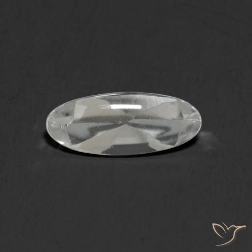 1.16ct Naturel Blanc Topaze, ovale, Transparent