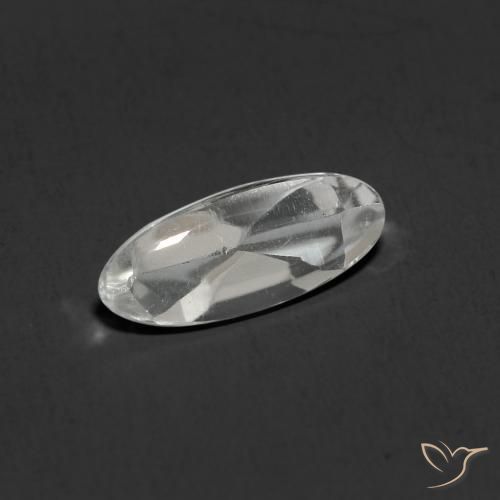 Topaze Blanc naturelle ovale, 1.16 ct, Transparent