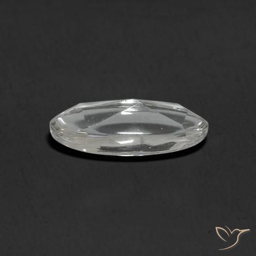 Topaze Blanc naturelle ovale, 1.16 ct, Transparent