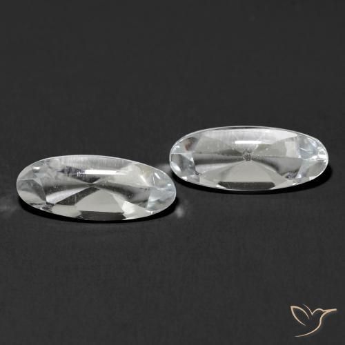 Shop natural 2.55ct Blanc clair Topaze gems, ovale, from Brésil at GemSelect. In stock, global shipping!