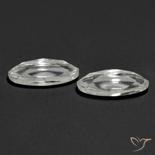 Shop natural 2.60ct Blanc clair Topaze gems, ovale, from Brésil at GemSelect. In stock, global shipping!