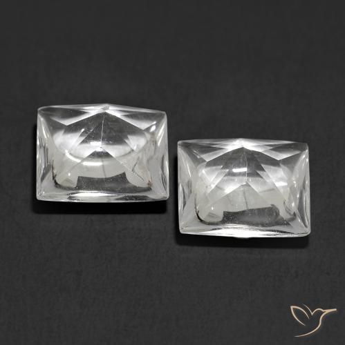 Shop natural 4.00ct Blanc Topaze gems, Carré, from Brésil at GemSelect. In stock, global shipping!