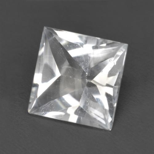 Topaze Blanc naturelle Carré, 2.12 ct, Transparent