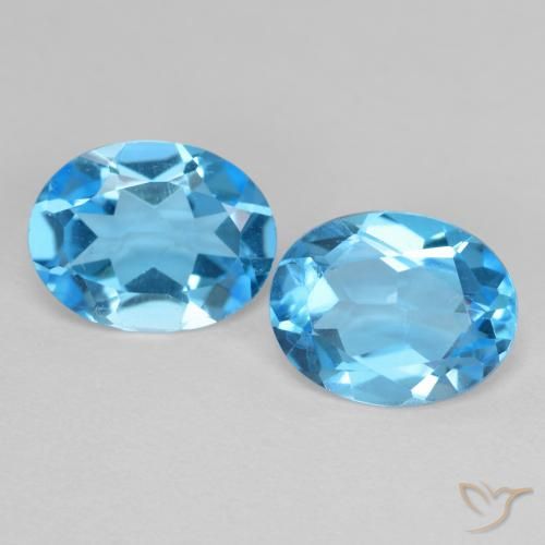 Shop natural 3.85ct Bleu ciel Topaze gems, ovale, from Brésil at GemSelect. In stock, global shipping!