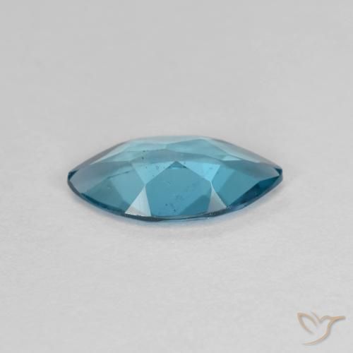 Topaze Bleu Londres naturelle Marquise, 1.01 ct, VS