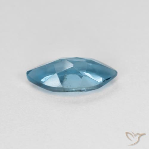 Topaze Bleu Suisse naturelle Marquise, 1.26 ct, VS