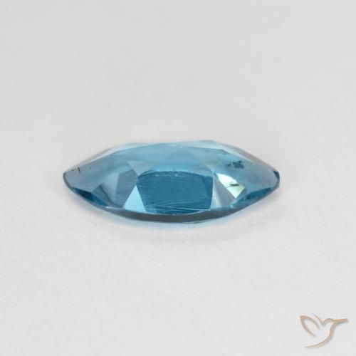 Topaze Bleu Londres naturelle Marquise, 1.15 ct, VS