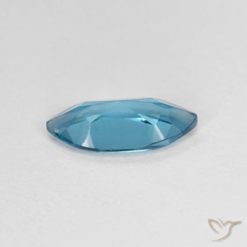 Topaze Bleu Suisse naturelle Marquise, 1.09 ct, VS