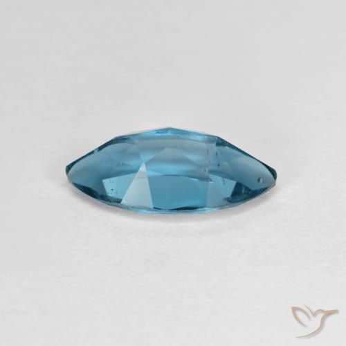 Topaze Bleu Londres naturelle Marquise, 1.35 ct, VS
