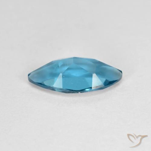 Topaze Bleu Londres naturelle Marquise, 1.22 ct, VVS-VS